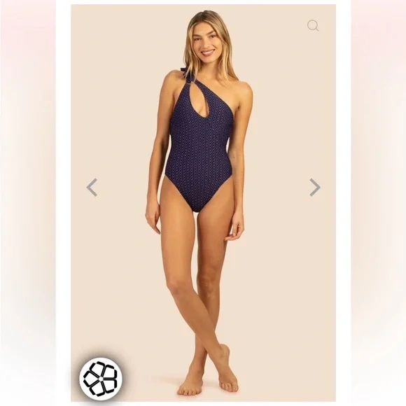 NWT TRINA TURK ADELINE
ASYMMETRICAL MAILLOT - Picture 4 of 10